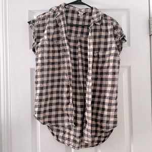 FOREVER 21 flannel tee